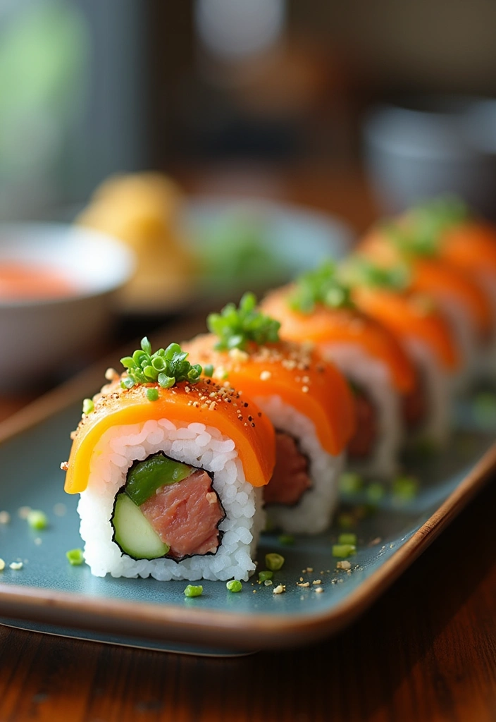 25 Healthy Supper Recipes That Hit the Spot Every Time - 22. Tuna and Cucumber Sushi Rolls