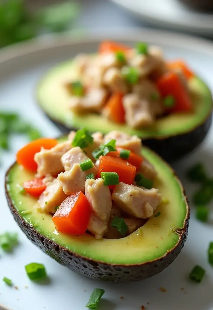 25 Healthy Supper Recipes That Hit the Spot Every Time - 4. Tuna Stuffed Avocados
