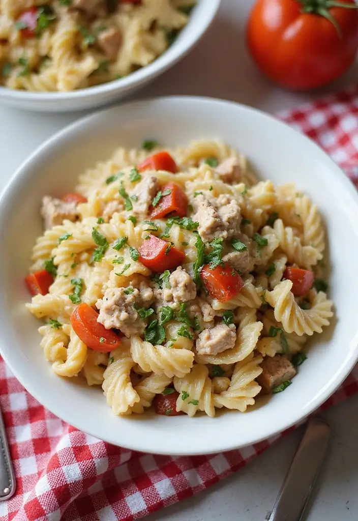 25 Healthy Supper Recipes That Hit the Spot Every Time - 5. Tuna Pasta Salad