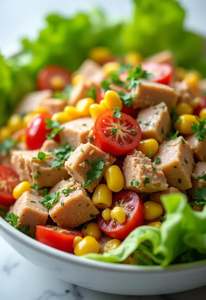25 Healthy Tuna Meals That Are Protein-Packed and Easy - 20. Tuna and Corn Salad