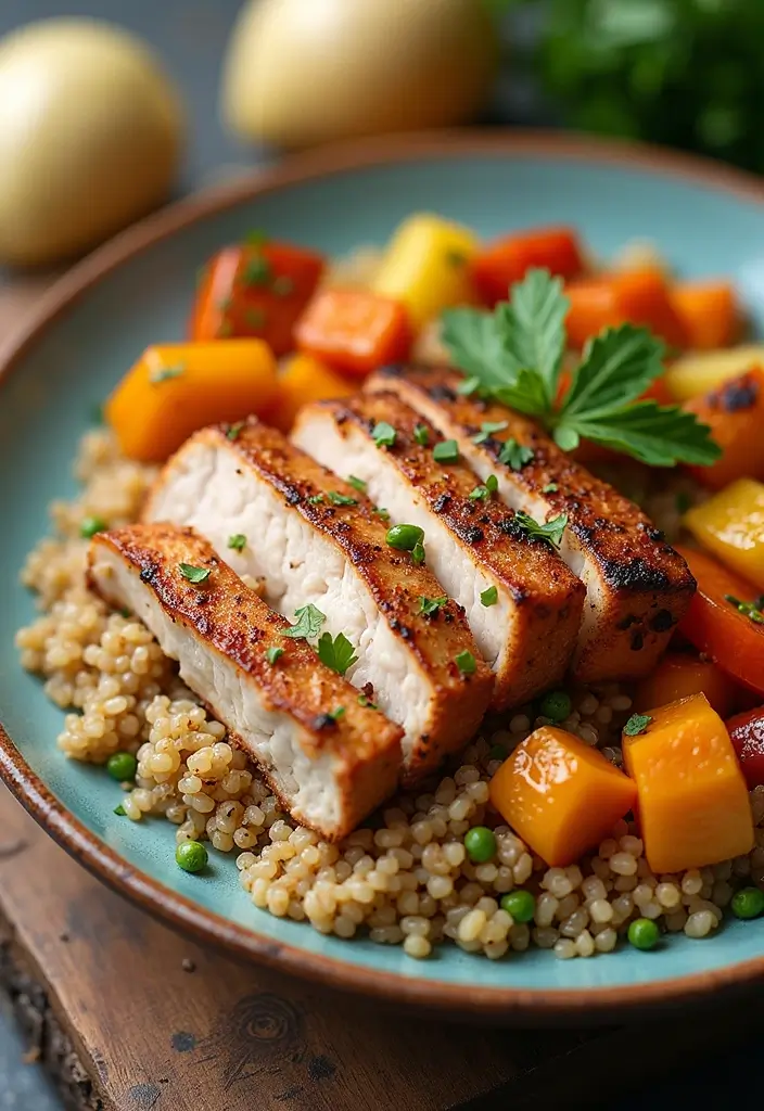 25 Healthy Tuna Meals That Are Protein-Packed and Easy - 25. Tuna and Roasted Vegetable Bowl