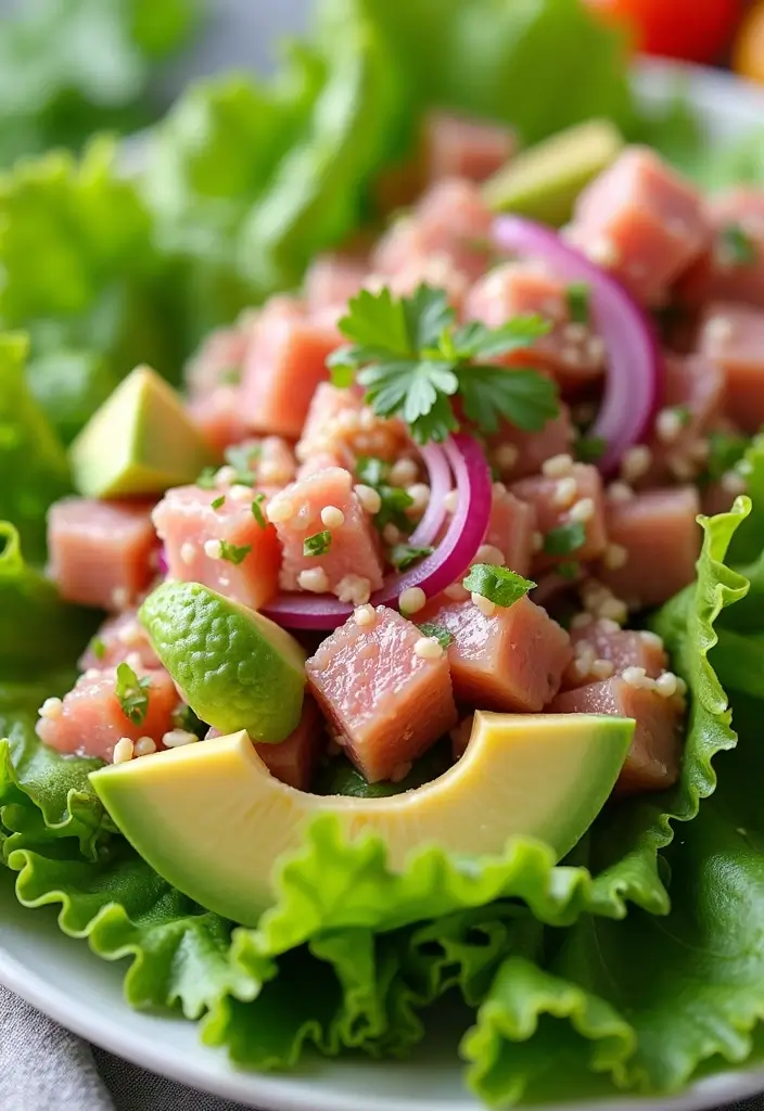 25 Healthy Tuna Meals That Are Protein-Packed and Easy - 6. Tuna Avocado Salad