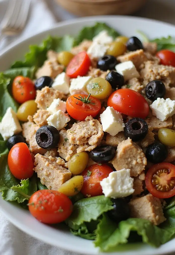 25 Healthy Tuna Meals That Are Protein-Packed and Easy - 9. Mediterranean Tuna Salad