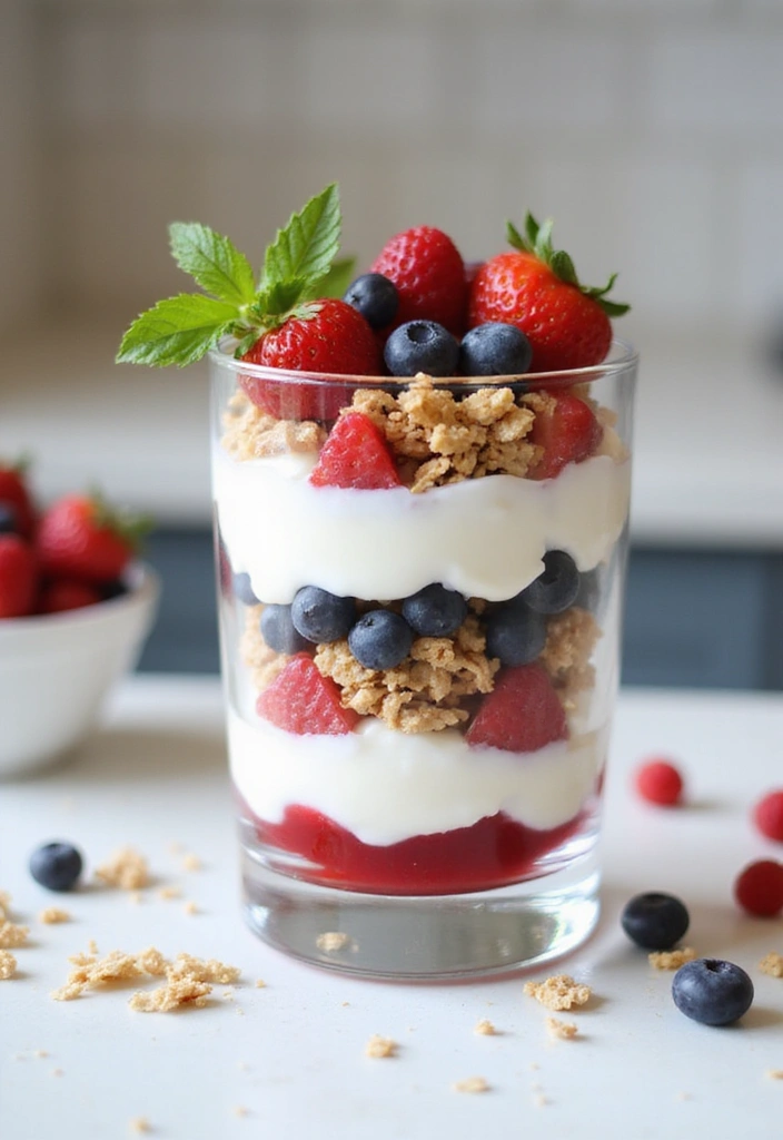 25 High Protein Healthy Meals for Energy & Muscle Gain - 2. Greek Yogurt Parfait