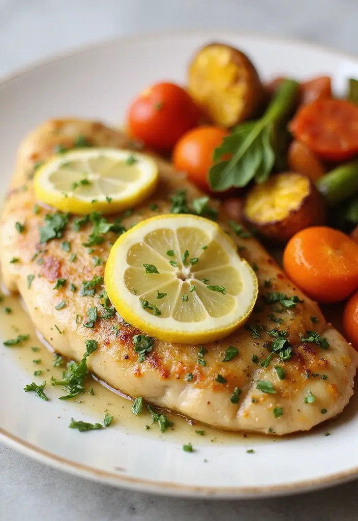 26 Healthy Chicken Meals That Are Quick and Delicious - 1. Lemon Garlic Chicken