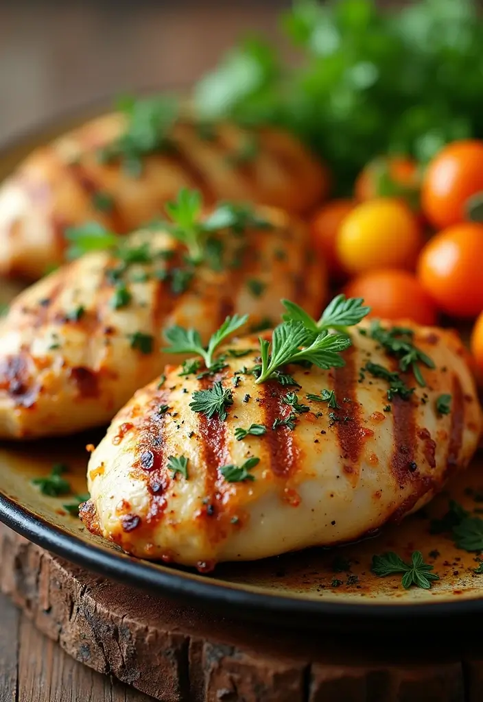 26 Healthy Chicken Meals That Are Quick and Delicious - 14. Garlic Herb Chicken