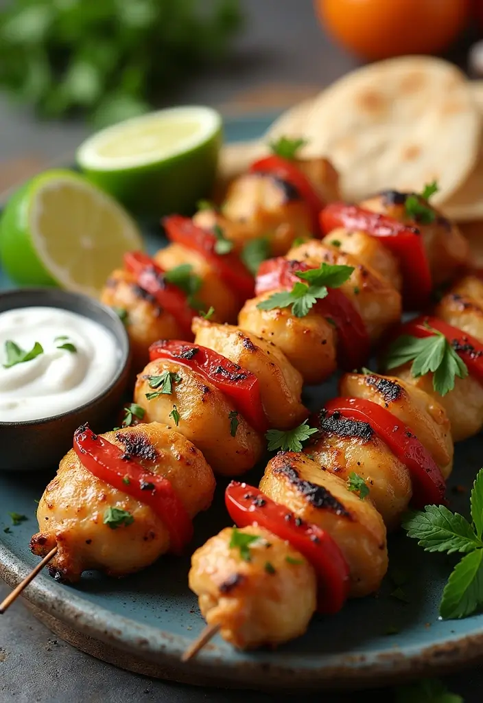 26 Healthy Chicken Meals That Are Quick and Delicious - 17. Chicken Souvlaki