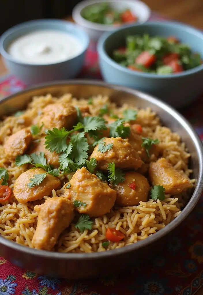26 Healthy Chicken Meals That Are Quick and Delicious - 20. Chicken Biryani