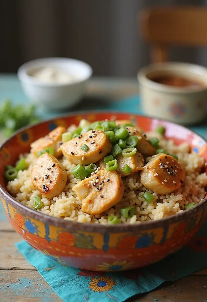 26 Healthy Chicken Meals That Are Quick and Delicious - 24. Chicken and Cauliflower Rice