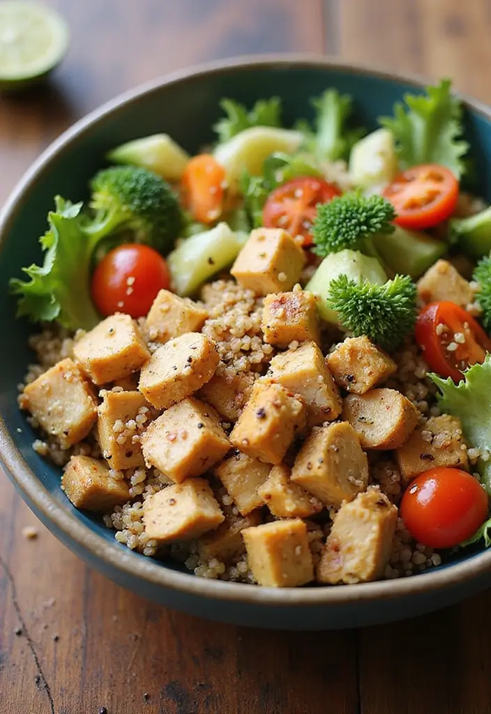26 Healthy Chicken Meals That Are Quick and Delicious - 9. Chicken Quinoa Bowl