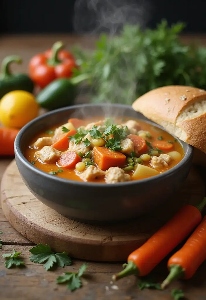 26 Healthy Winter Meals to Warm You Up from the Inside Out - 1. Hearty Chicken Vegetable Soup