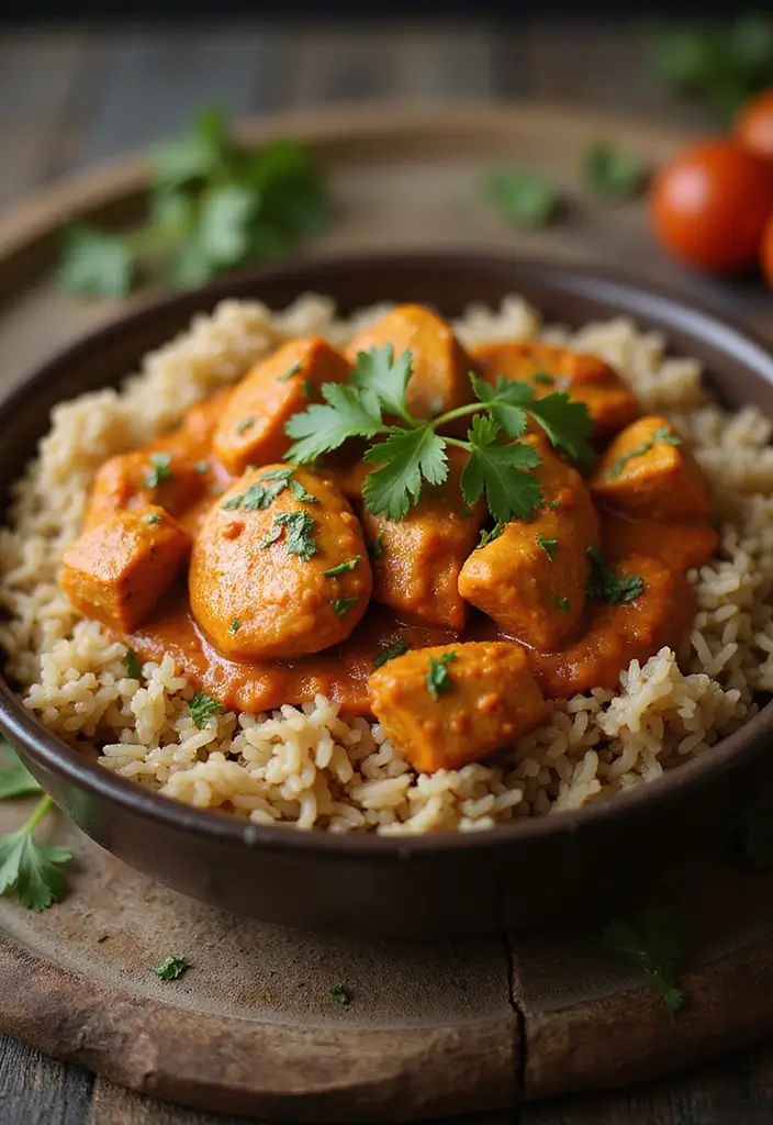 26 Healthy Winter Meals to Warm You Up from the Inside Out - 19. Chicken Tikka Masala
