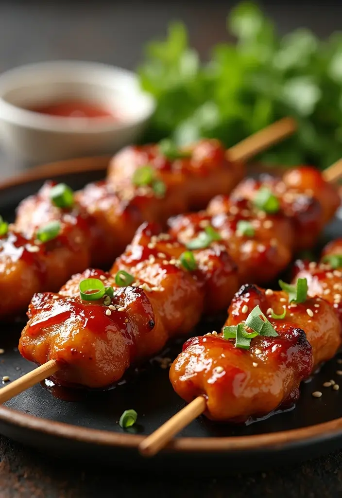 26 Healthy Winter Meals to Warm You Up from the Inside Out - 26. Teriyaki Chicken Skewers
