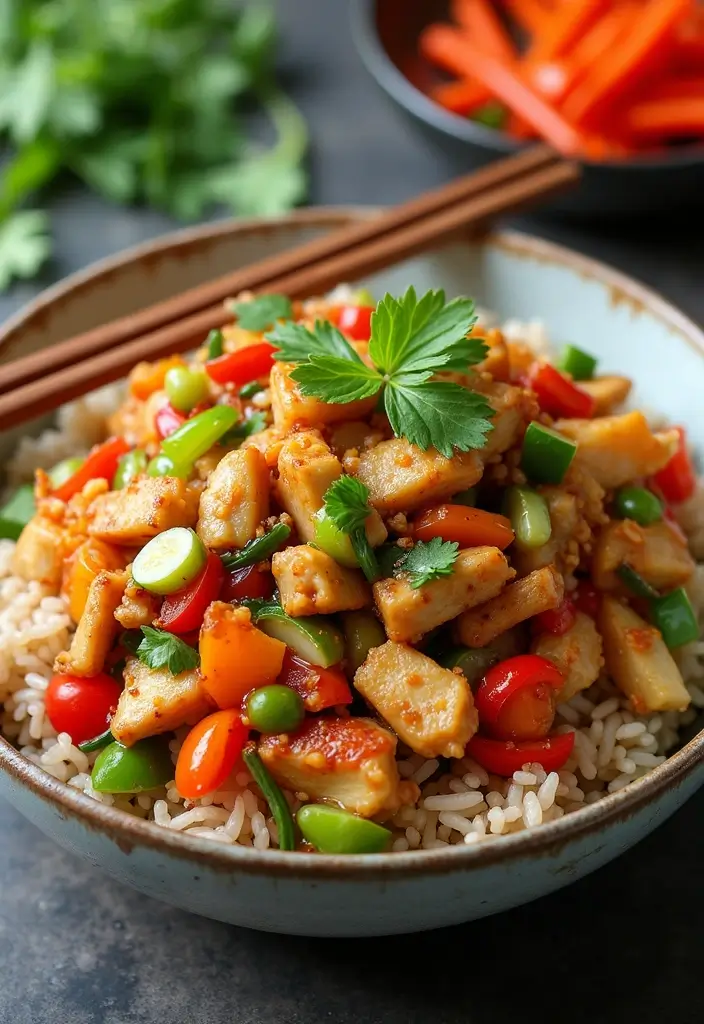 26 Healthy Winter Meals to Warm You Up from the Inside Out - 6. Thai Ginger Chicken Stir-Fry