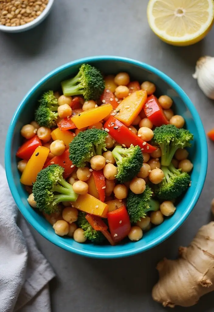 27 Cheap & Healthy Meals That Save Money Without Sacrificing Flavor - 1. Chickpea Stir-Fry