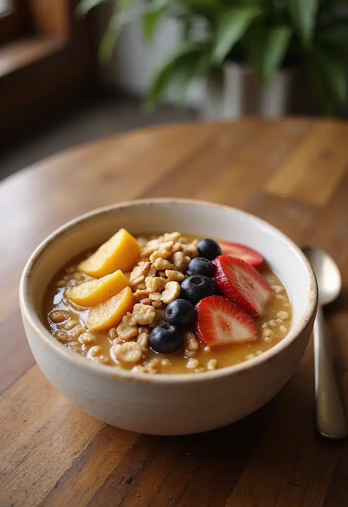 27 Cheap & Healthy Meals That Save Money Without Sacrificing Flavor - 15. Oatmeal with Fruits and Nuts