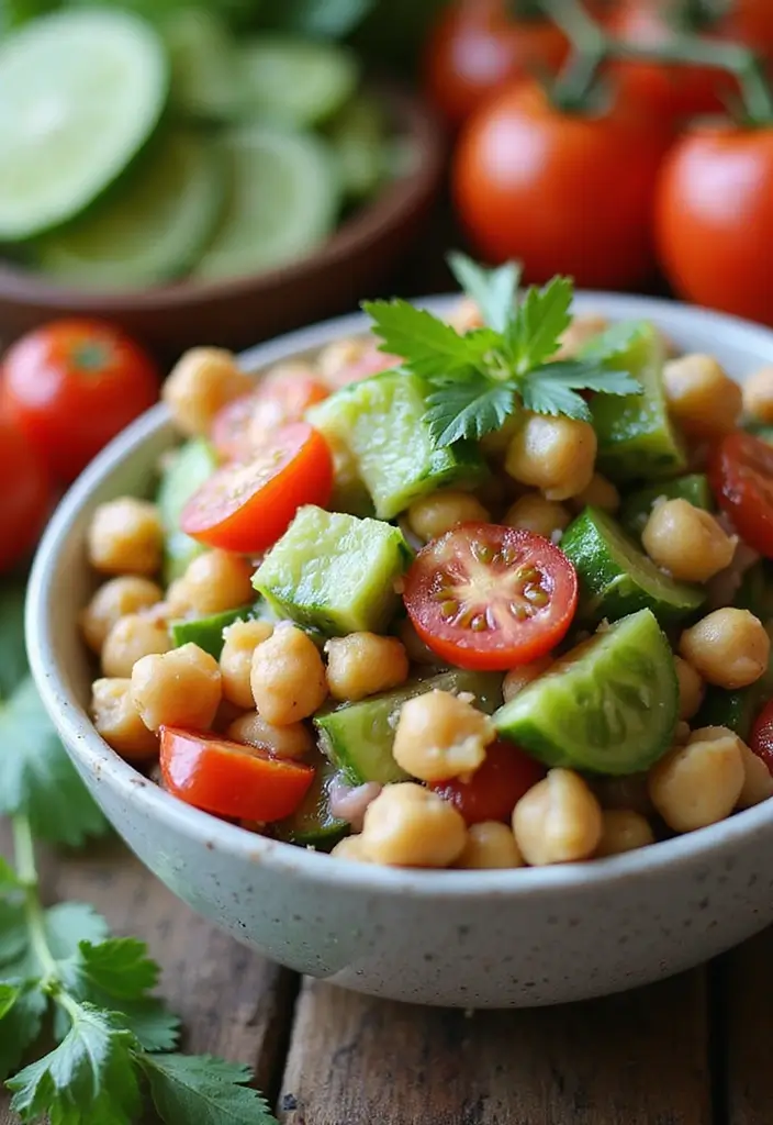 27 Cheap & Healthy Meals That Save Money Without Sacrificing Flavor - 20. Greek Chickpea Salad