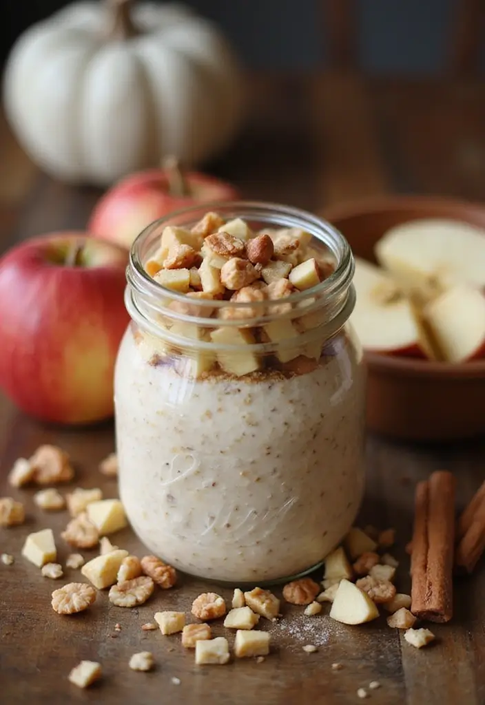 27 Cheap & Healthy Meals That Save Money Without Sacrificing Flavor - 23. Apple and Cinnamon Overnight Oats