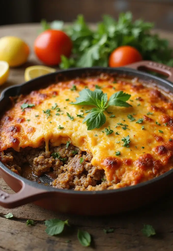 27 Healthy Beef Meals Packed with Protein and Flavor - 1. Cheesy Beef and Quinoa Casserole