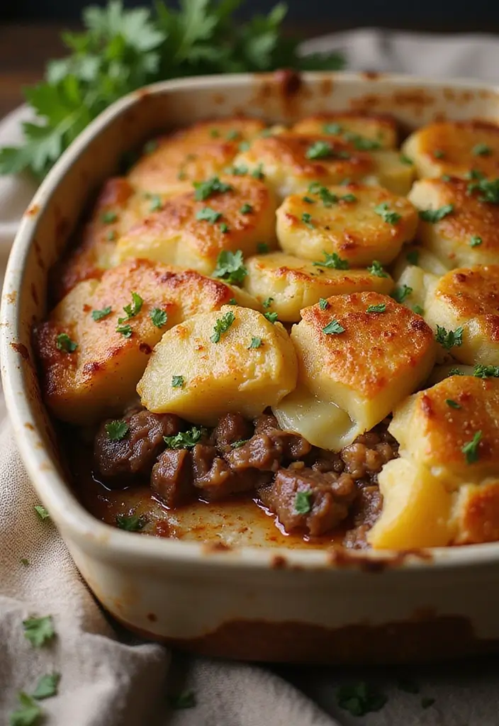 27 Healthy Beef Meals Packed with Protein and Flavor - 16. Beef and Potato Casserole