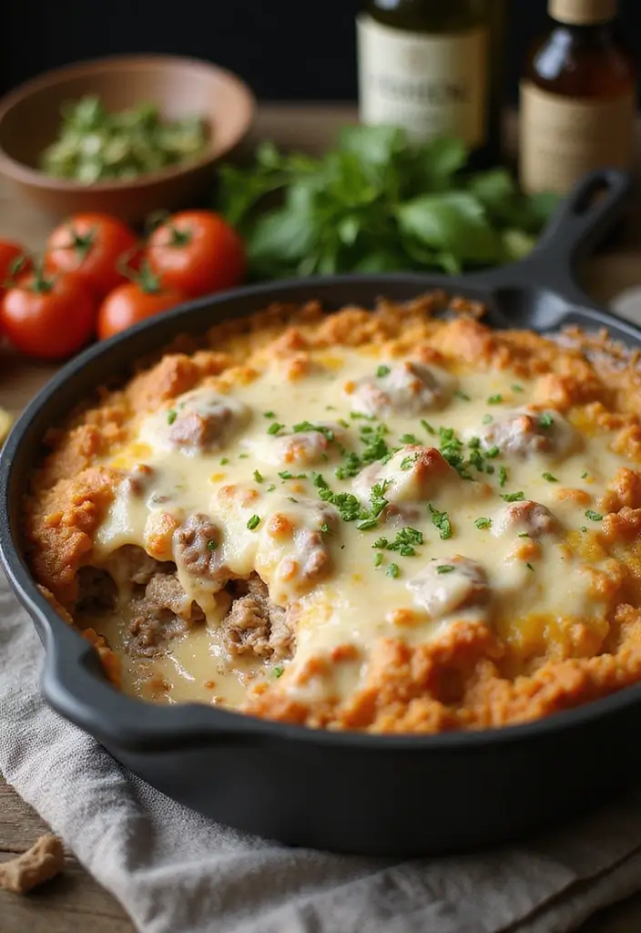 27 Healthy Beef Meals Packed with Protein and Flavor - 24. Beef Alfredo Casserole