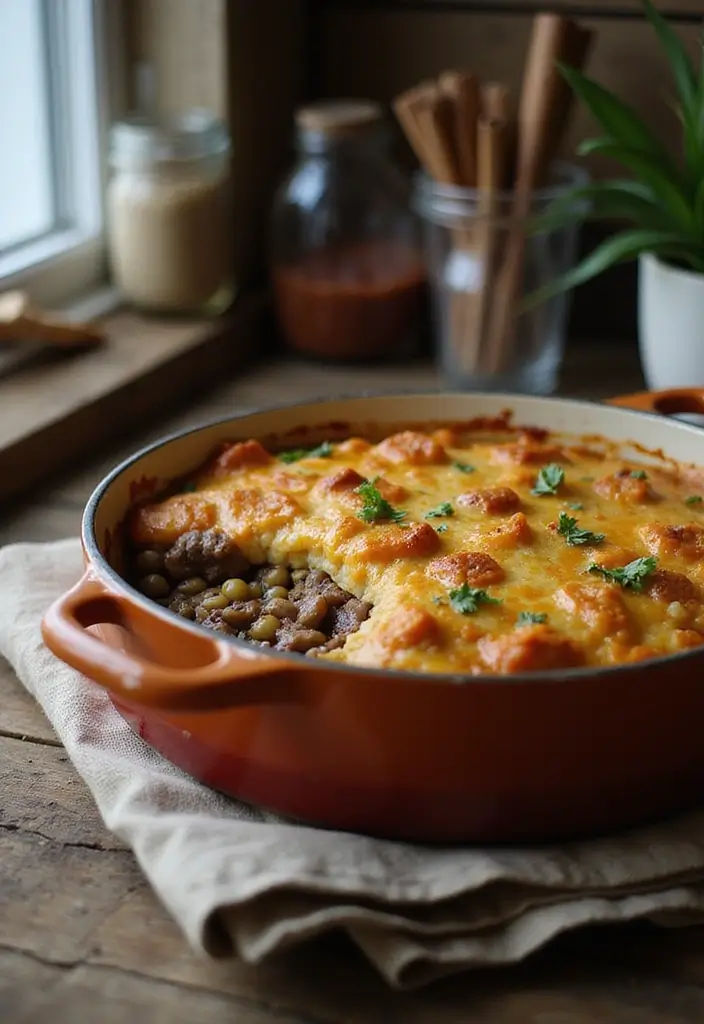 27 Healthy Beef Meals Packed with Protein and Flavor - 26. Beef and Pea Casserole