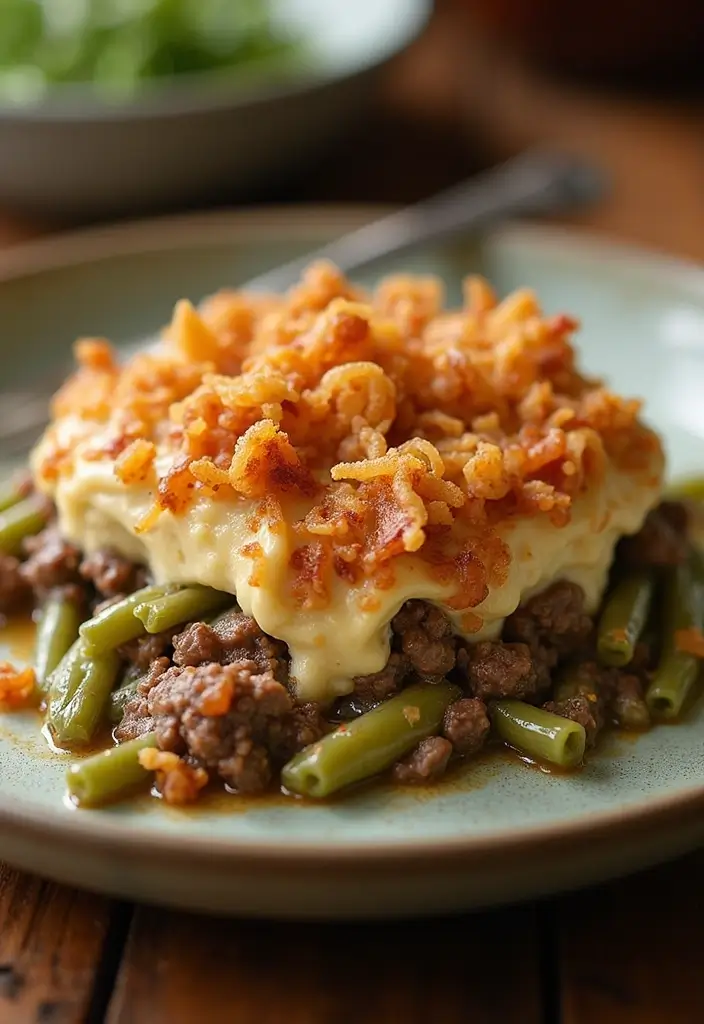 27 Healthy Beef Meals Packed with Protein and Flavor - 27. Beef and Green Bean Casserole