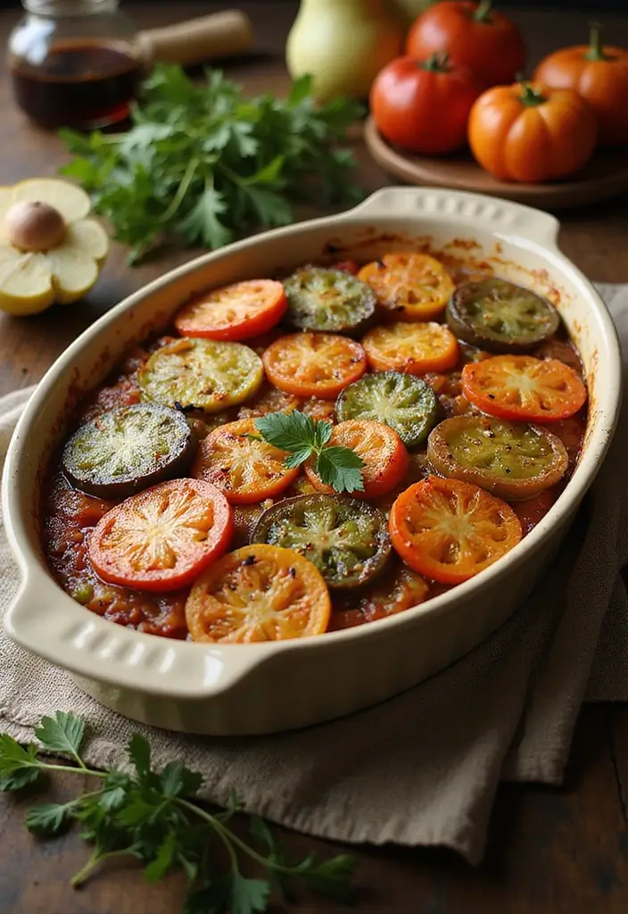 27 Healthy Casserole Meals That Are Cozy & Nourishing - 10. Ratatouille Bake