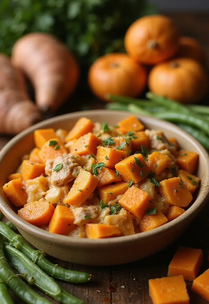 27 Healthy Casserole Meals That Are Cozy & Nourishing - 11. Turkey and Sweet Potato Casserole