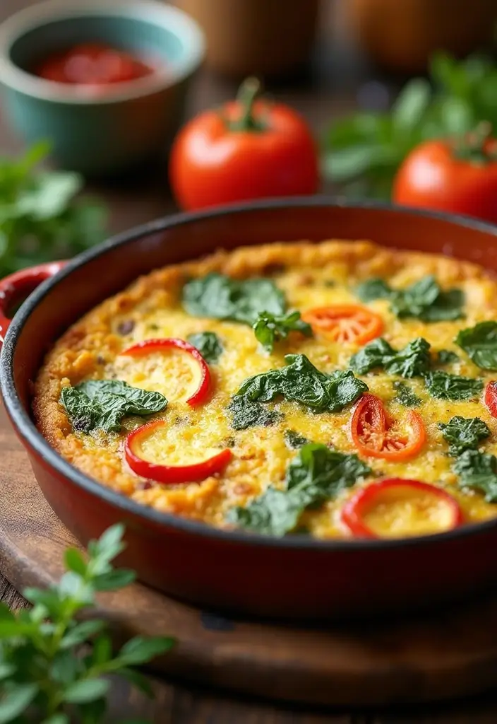 27 Healthy Casserole Meals That Are Cozy & Nourishing - 14. Baked Vegetable Frittata