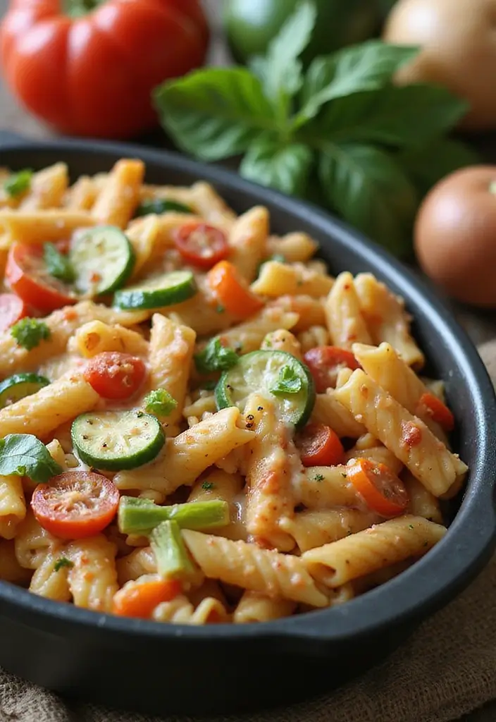 27 Healthy Casserole Meals That Are Cozy & Nourishing - 19. Pasta Primavera Casserole