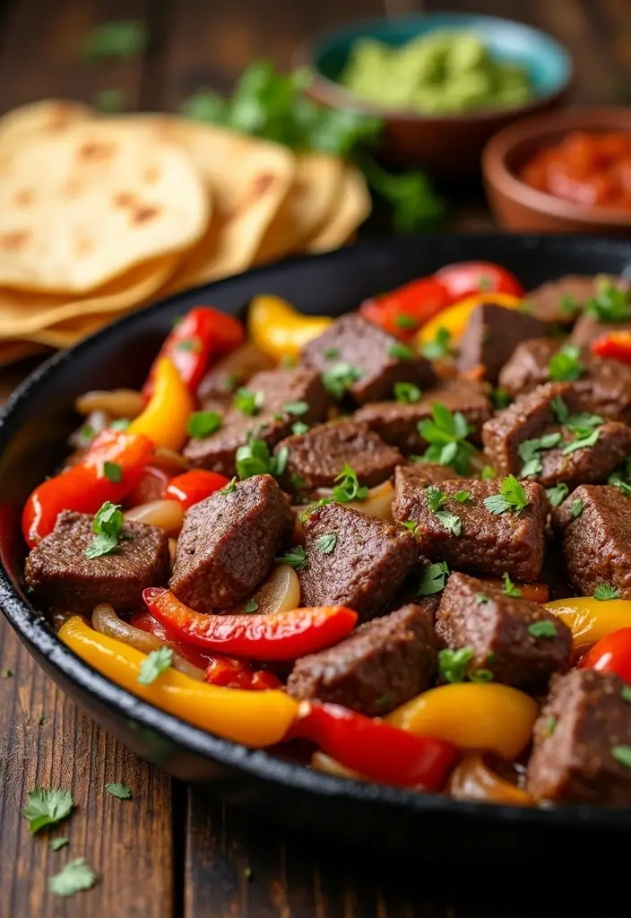 27 Healthy Crock Pot Meals You Can Set and Forget - 24. Beef Fajitas