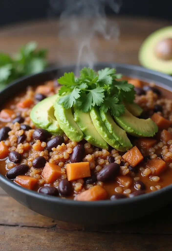 27 Healthy Dinner Recipes That Make Eating Well Simple - 1. One-Pot Quinoa and Black Bean Chili