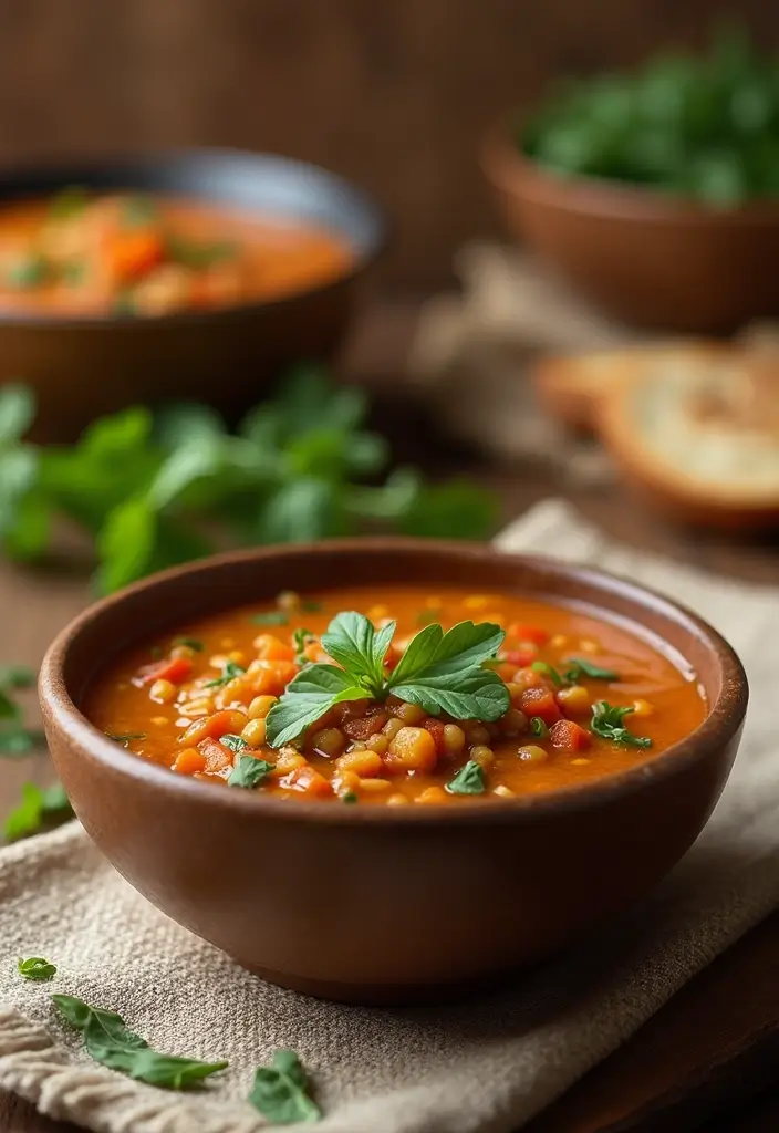 27 Healthy Dinner Recipes That Make Eating Well Simple - 16. One-Pot Lentil and Vegetable Soup