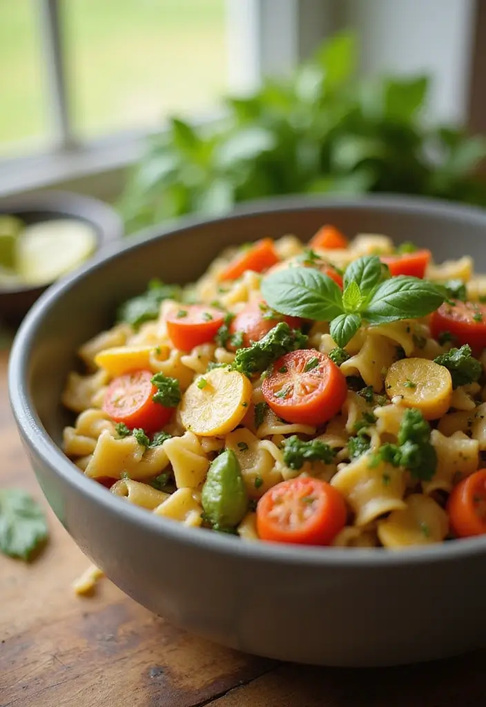 27 Healthy Dinner Recipes That Make Eating Well Simple - 21. One-Pot Garden Pasta Primavera