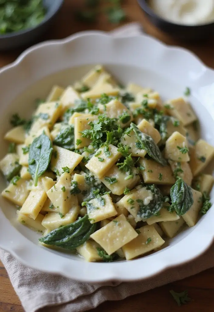 27 Healthy Dinner Recipes That Make Eating Well Simple - 24. One-Pot Creamy Spinach and Artichoke Pasta
