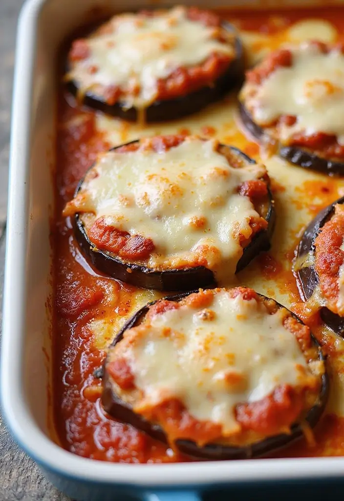 27 Healthy Easy Meals to Cook When You’re Too Tired - 12. Baked Eggplant Parmesan