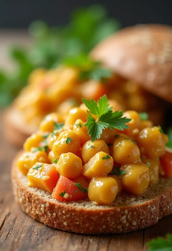 27 Healthy Easy Meals to Cook When You’re Too Tired - 13. Chickpea Salad Sandwich