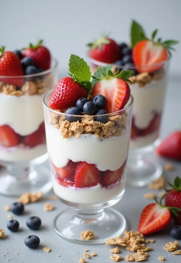 27 Healthy Easy Meals to Cook When You’re Too Tired - 18. Greek Yogurt Parfait