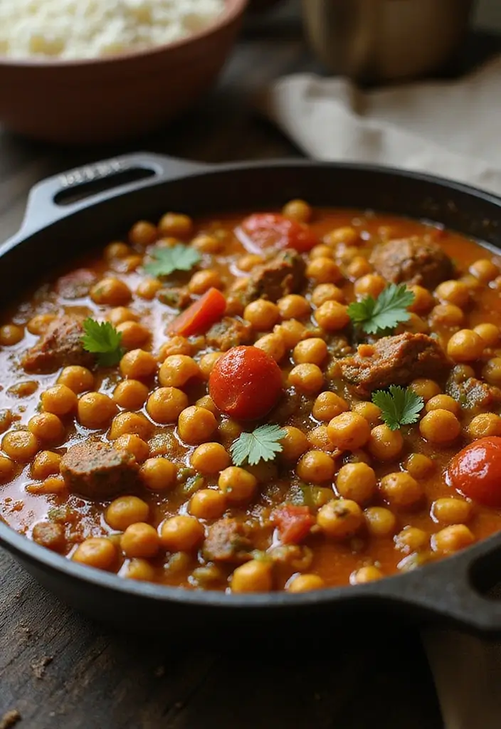 27 Healthy Easy Meals to Cook When You’re Too Tired - 2. One-Pan Chickpea Curry