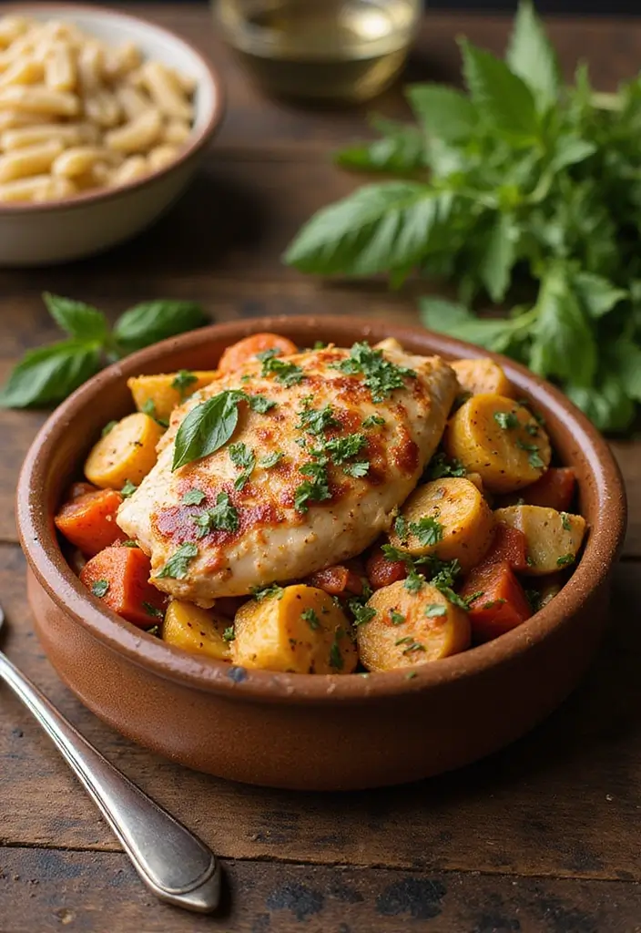 27 Healthy Family Meals Everyone Will Actually Eat - 12. Italian Chicken and Veggies