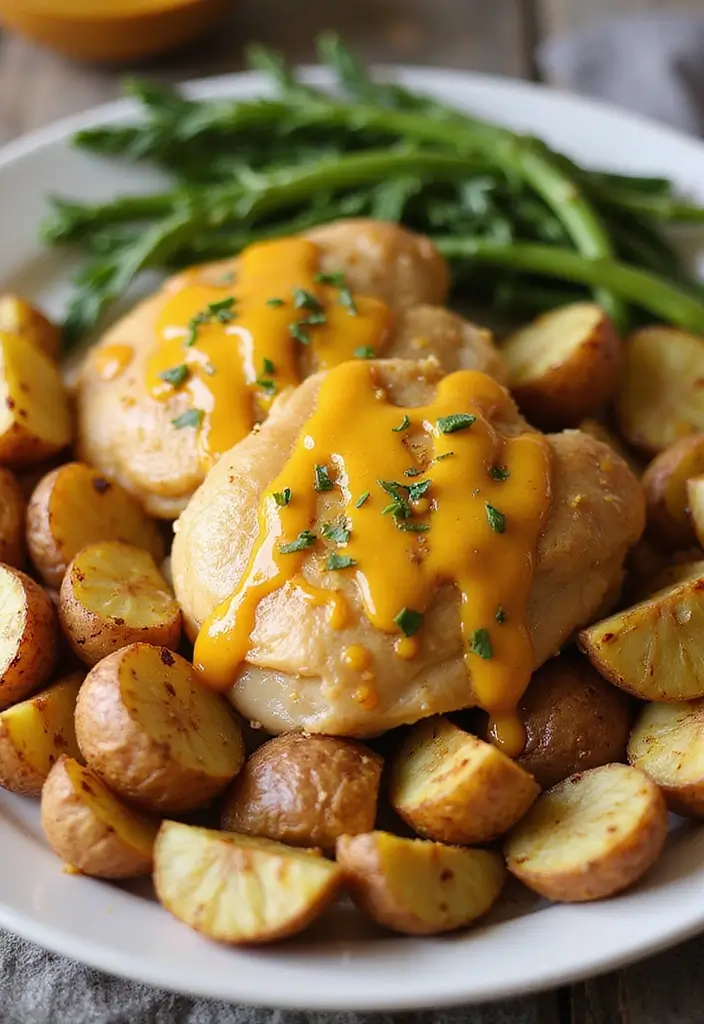 27 Healthy Family Meals Everyone Will Actually Eat - 2. Honey Mustard Chicken