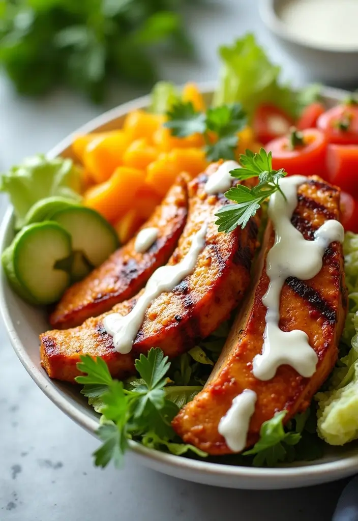 27 Healthy Family Meals Everyone Will Actually Eat - 20. BBQ Chicken Salad