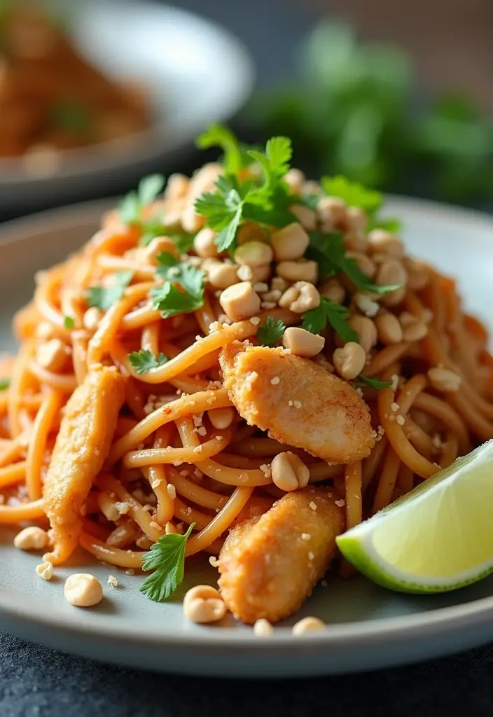 27 Healthy Family Meals Everyone Will Actually Eat - 21. Chicken Pad Thai