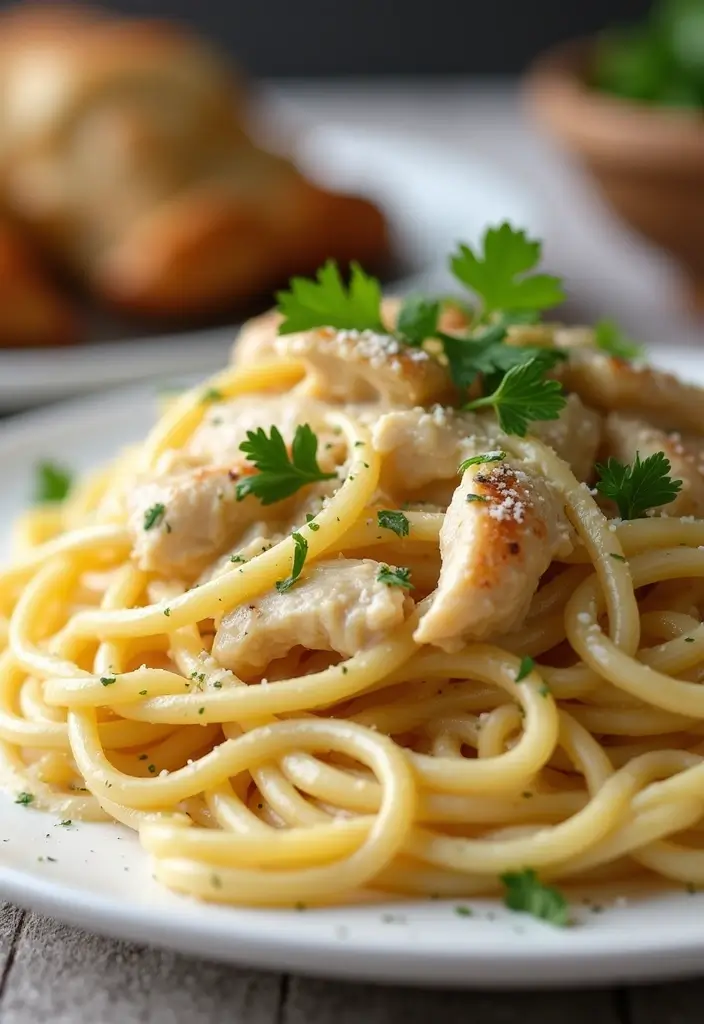 27 Healthy Family Meals Everyone Will Actually Eat - 24. Chicken Alfredo