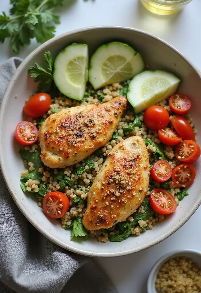 27 Healthy Family Meals Everyone Will Actually Eat - 27. Greek Chicken Bowls