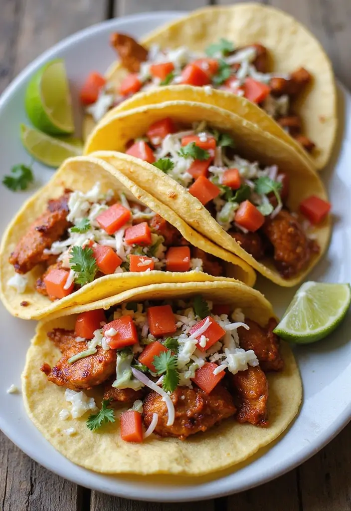 27 Healthy Family Meals Everyone Will Actually Eat - 3. BBQ Chicken Tacos