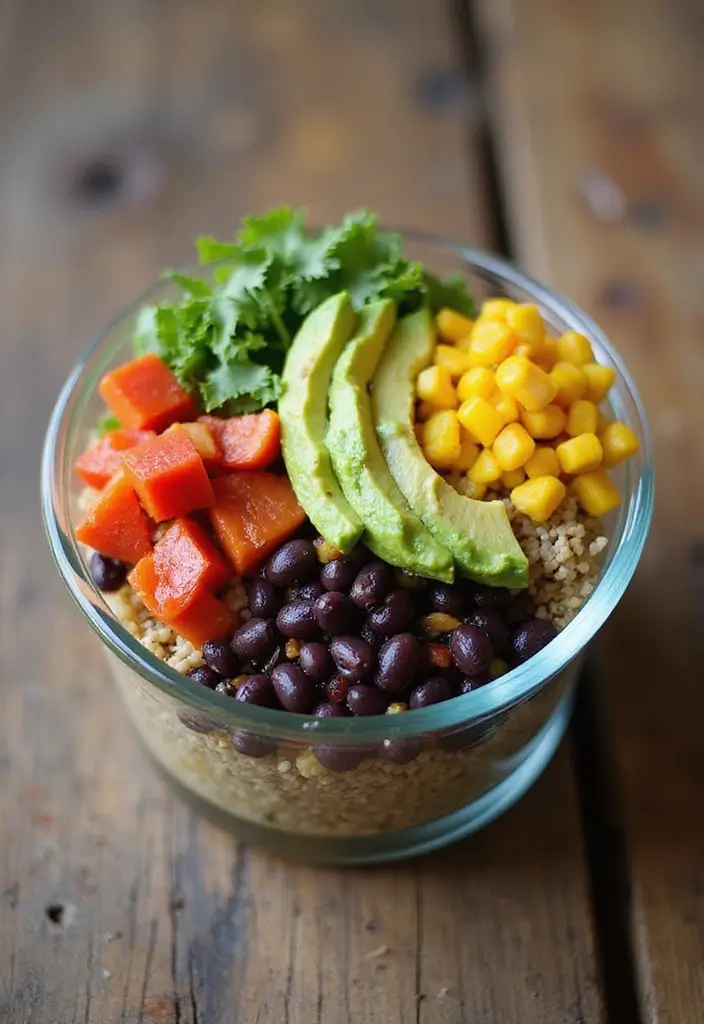 27 Healthy Meal Prep Ideas for a Week of Nutritious Eating - 1. Quinoa & Black Bean Bowls