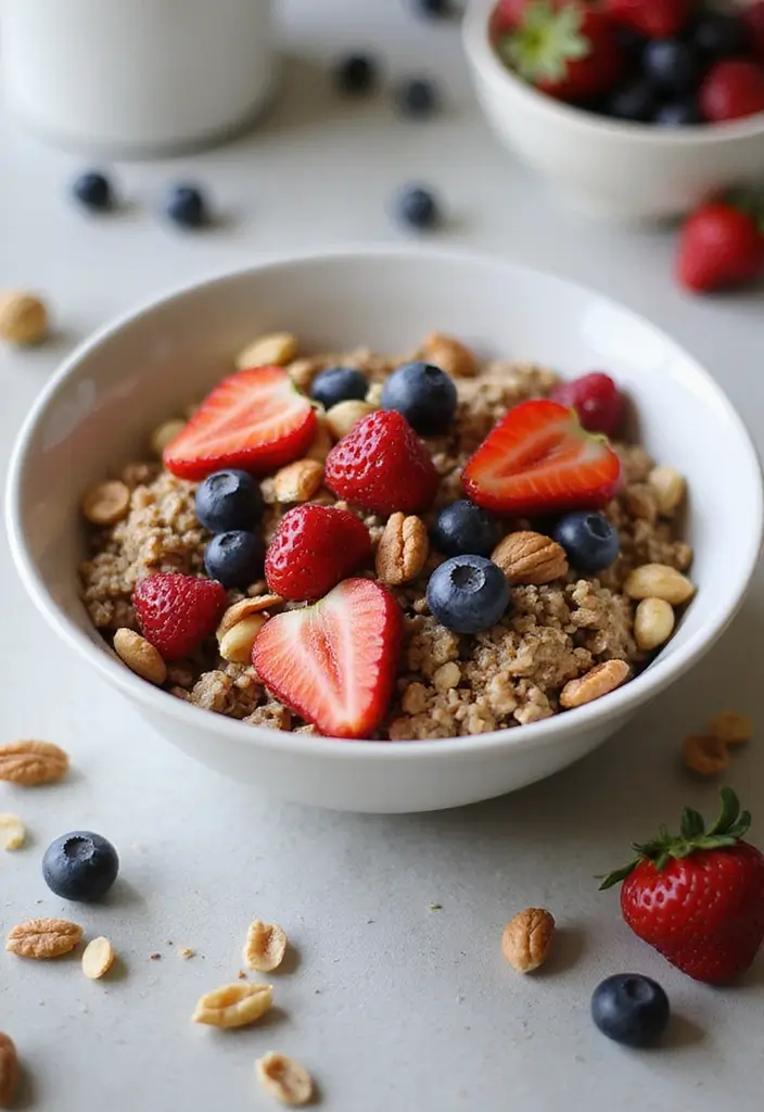 27 Healthy Meal Prep Ideas for a Week of Nutritious Eating - 13. Muesli with Fresh Fruit