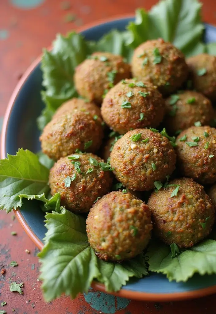 27 Healthy Meal Prep Ideas for a Week of Nutritious Eating - 16. Baked Falafel